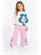 Kinderbekleidungsset mit Hosen Winter 2 Stück Flieder