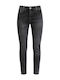 Celestino Γυναικείο Τζιν Push Up Slim Fit Γκρι Σκούρο