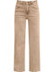 Celestino Blugi damă Wide Leg Lejer Fit Bej