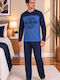 Rimoli Winter Men's Pyjamas Blue Navy