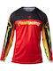 Fox 180 Statk Tricou Pentru Bărbați Motocross Mânecă Lungă Roșu