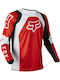 Fox 180 Lux Tricou Pentru Bărbați Motocross Mânecă Lungă Roșie