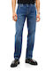 Men's Jeans Pants Regular Tapered Fit Blue