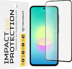 Телефонен Калъф Протектор за Екран Techsuit Samsung Galaxy A27 5g Закалено Стъкло Full Glue Черен