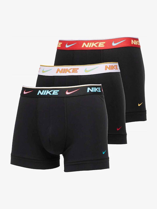 Nike Ανδρικά Μποξεράκια Γκρι 3Pack