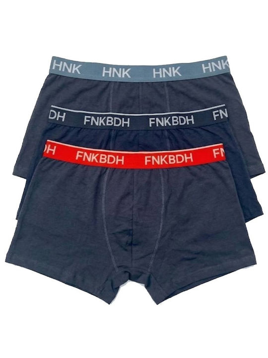 Funky Buddha Ανδρικό Μποξεράκι Red Lt Blue Blac...