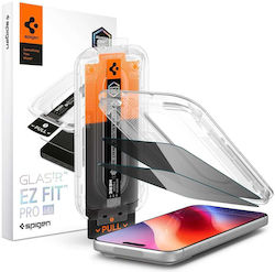 Протектор За Екран Поверителност Spigen Glastr Ez Fit Pro Hd Apple iPhone 18 Pro Max Закалено Стъкло Full Glue Комплект 2 Бройки Agl12033