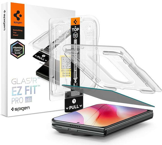 Tempered Glass Iphone Duo Spigen Glas.tr Ez Fit Pro Hd Privacy Aluminacore Антидраскотинно Стъкло За Защита На Поверителността За Външен Екран Agl12016
