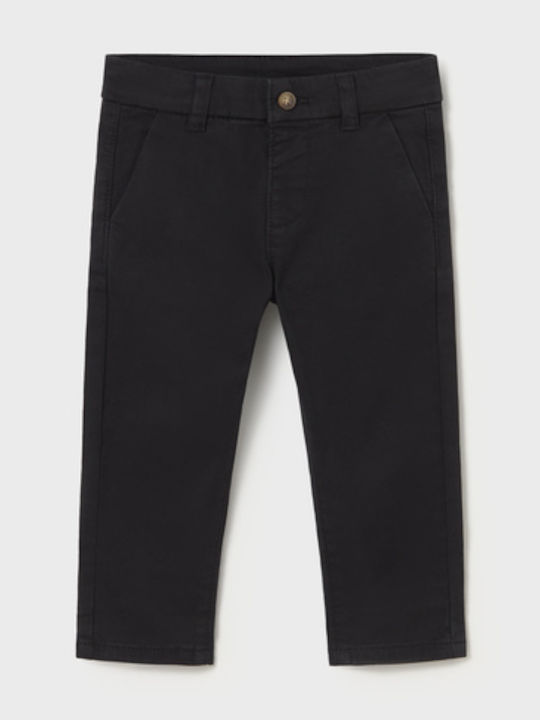 Mayoral Pantaloni pentru copii Chino Negri Basic