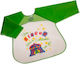 Gamberritos Kids Fabric Coverall with Hoop & Loop Fastener & Sleeves Circus Green
