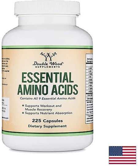 Double Wood Есенциални Аминокиселини 205mg 9000ml 225 Капсули