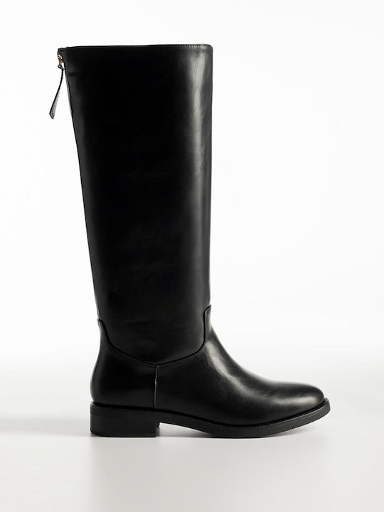 Bozikis Damenstiefel Schwarz