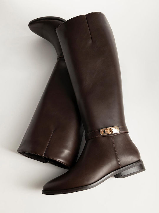Bozikis Women's Boots Brown X27-301-69019-Brown