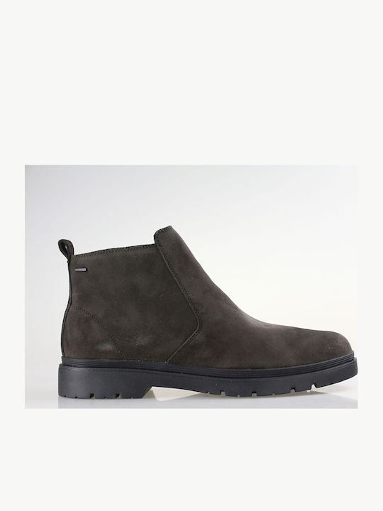 U Spherica Ec1 Leather Men's Brown Boots