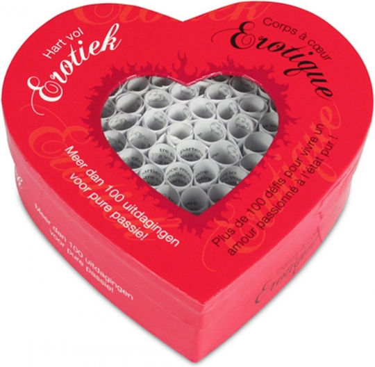 Couples Game Erotic Challenges 2 Languages Tease & Please Heart Full Eroticism Exciting Tasks Dutch French 100 Pieces