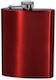 Hip Flask Фласк за питие Червен Мат F3072 240ml