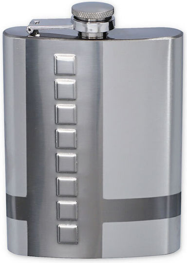 Hip Flask Фласкa за Пиене Chrome Mat Cross F3132 240ml