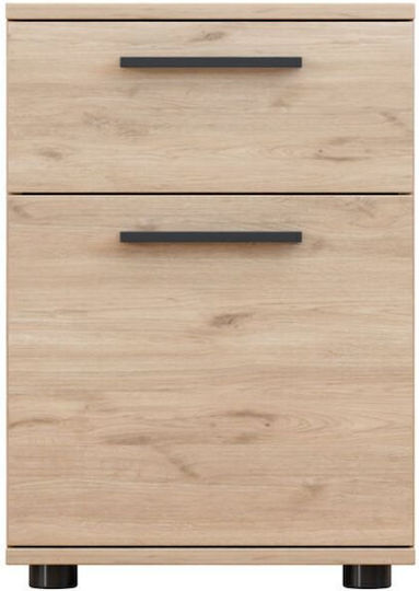 Nachttisch Holz Beiges 40x57x41cm