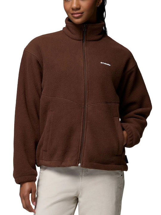 Columbia Fleece Damen Strickjacke mit Reissvers...