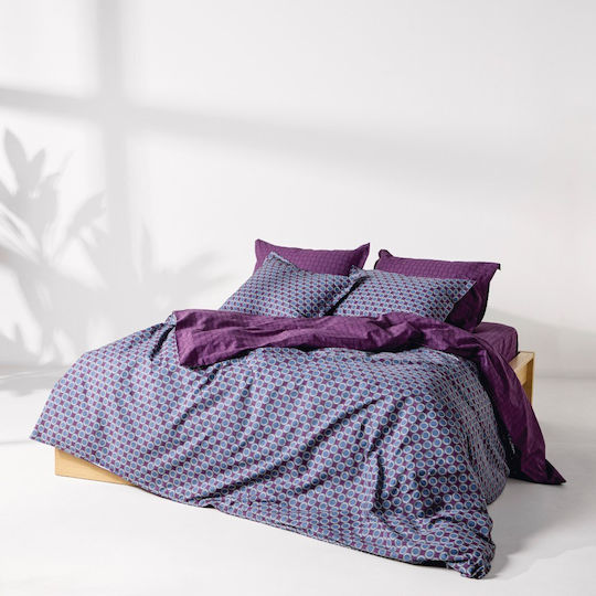 Kentia Завивка Супер двойна 220x240см. Chaos Mauve-grey