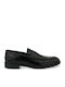 Leather Men's Loafers in Black Colour