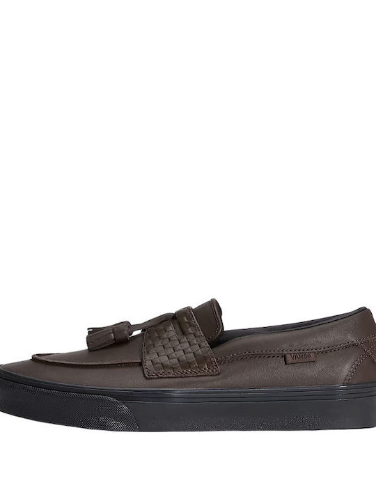 Leather Men's Loafers in Brown Colour