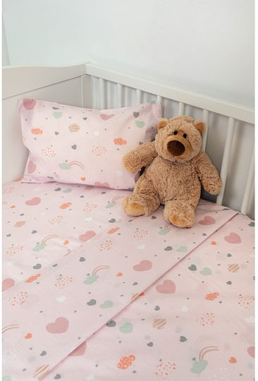 Biokarpet Biokarpet Naf Naf Little Hearts 302 Розови Детски Чаршафи Подредба Подредба Чаршафи
