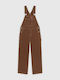 Damen Latzhose Timber Braun