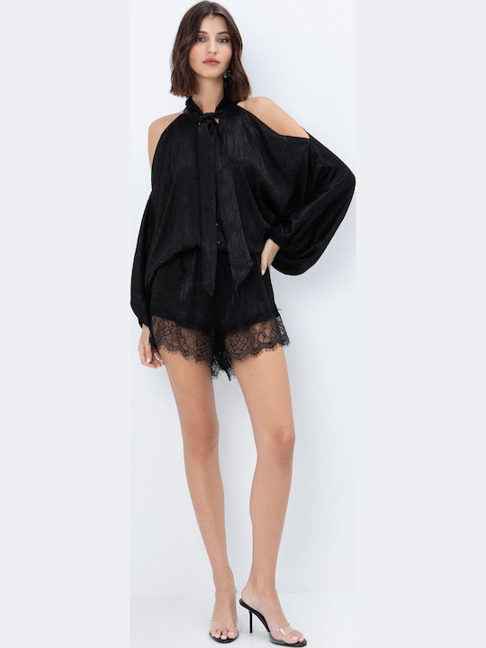 Pantaloni scurți pentru femei Negru