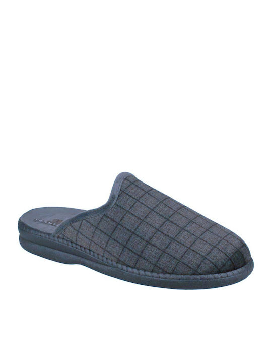 Yfantidis Herren Hausschuhe Grau