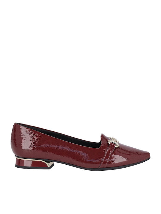 Piccadilly Lackleder Damen Mokassins in Burgund...