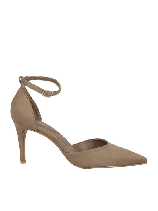 Migato Wildleder Pumps mit Riemchen Braune