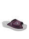 Anatomische Leder Damen Hausschuhe Lila