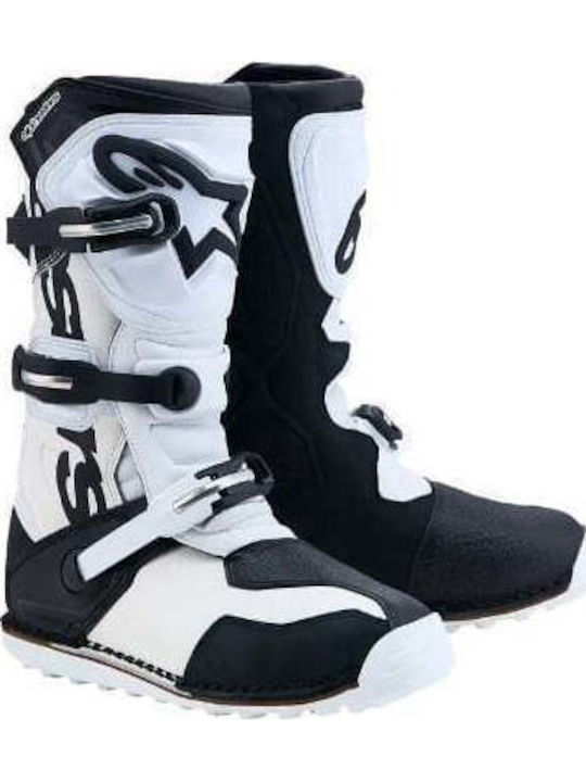 Alpinestars Tech-T Мъжки Ботуши Motocross Кожени Black/White