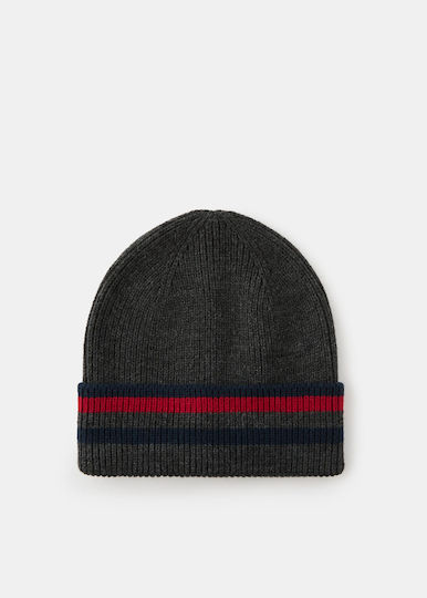 Beanie Unisex Strickmütze in Grau Farbe