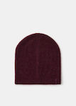 Diverse Beanie Unisex Knitted Beanie in Burgund...