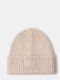 Beanie Unisex Knitted Beanie in Beige Colour