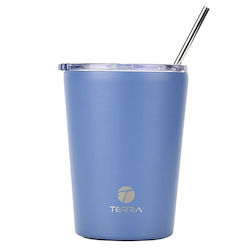 Terra Θερμός 350ml ΜΟΝΟΧΡΩΜΟ ASSORTED ΜΠΛΕ Terra Θερμός 350ml ΜΟΝΟΧΡΩΜΟ ASSORTED ΜΠΛΕ