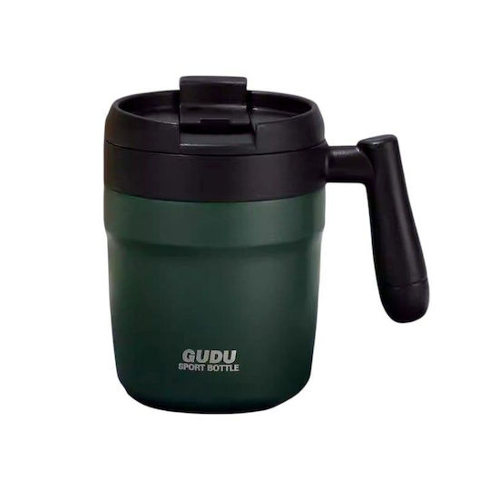 Thermos Bottle Stainless Steel / Plastic 350ml Green