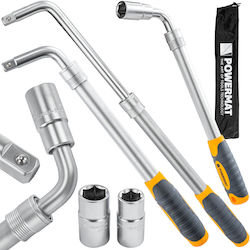 Telescope Wheel Wrench 1/2" 350-530mm + Sockets Pm-kldk-530t