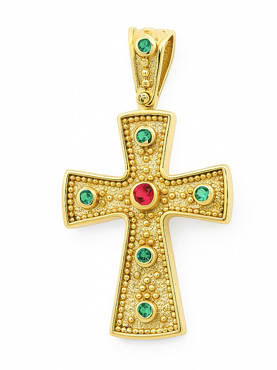 Daskalakis Kinder Amulet Daskalakis Beidseitig mit Kette mit Jesus Christus aus Silber 56959
