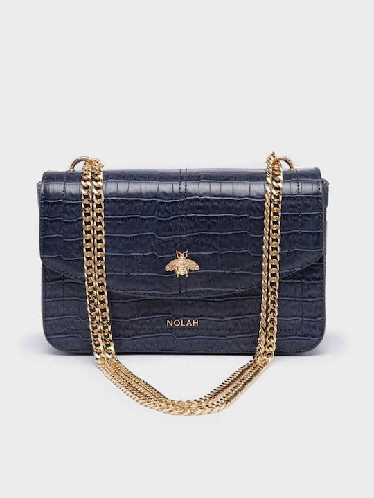 Nolah Lyra Gestrickte Damen-Schultertasche Croc...