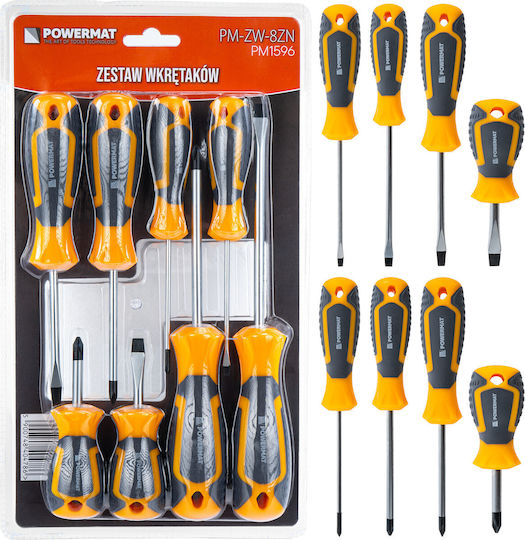 Powermat Σετ 8 Μαγνητικά Κατσαβίδια Ακριβείας
