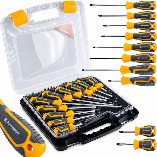 Powermat Set de 10 Șurubelnițe Magnetice de Precizie