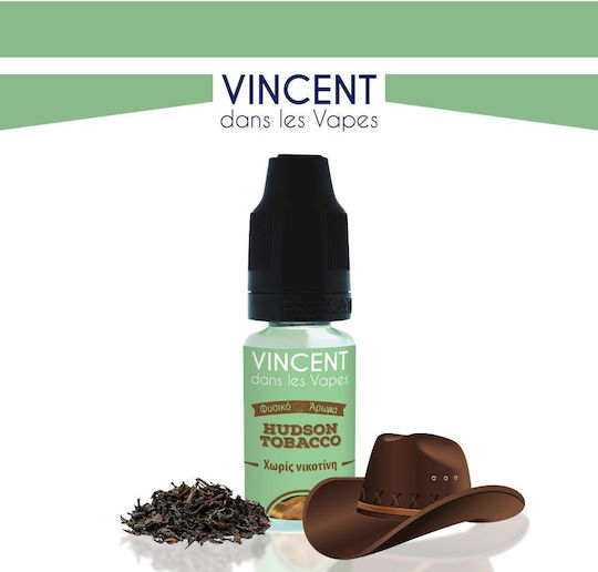 VDLV Έτοιμο Υγρό Αναπλήρωσης Vincent Dans Les Vapes Hudson με Καπνική Γεύση 3mg 10ml