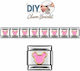 Edelstahl Elemente Diy Armband Rosa Design