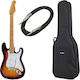 Harley Benton St-62mn Sb Set Elektrische Gitarre