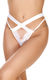 Sexy Unterwäsche String Cut-outs Ketten Beige