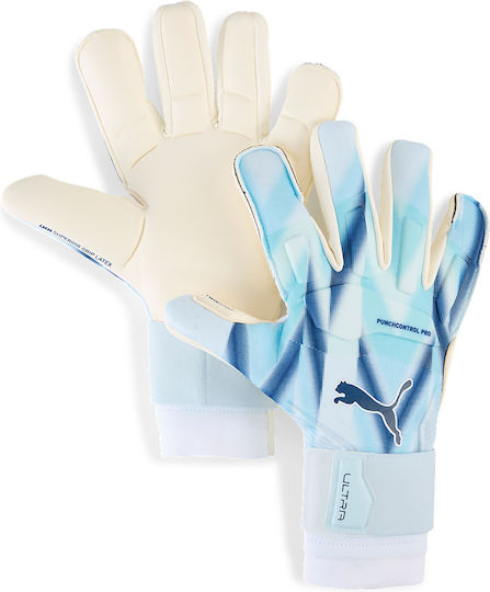 PUMA Ultra Ultimate Hybrid Torwarthandschuhe Erwachsene Blau