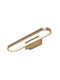 Rabalux Modern Bathroom Wall Lamp with Integrated LED and Natural White Light Gold